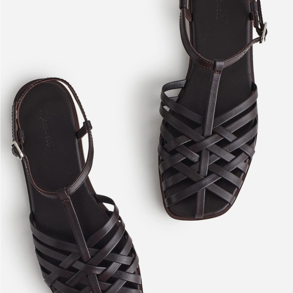 Madewell milano fisherman sandal in leather